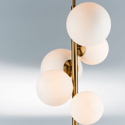 815053 Люстра CROCO 5х40W E14 ЛАТУНЬ