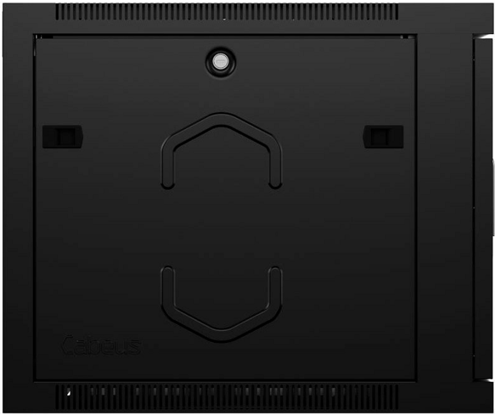 Шкаф настенный 19", 15U Cabeus SH-05F-15U60/35-R-BK