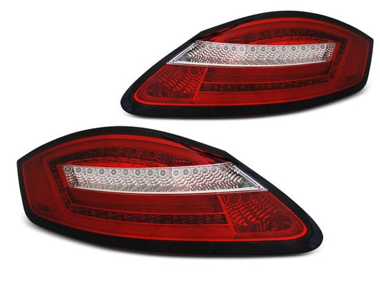 Задние фонари для Porsche Boxster 987 / Cayman 987 (05-08) LED Red Crystal