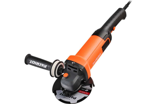 Углошлифовальная машина (УШМ) PATRIOT AG 128 тонкий корпус, пылезащищенная, диск 125 мм 110301128