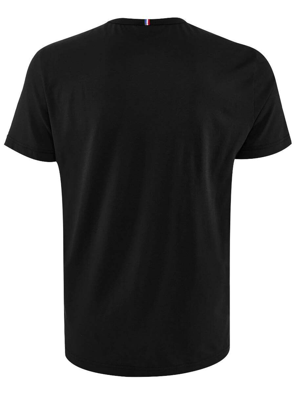 Футболка мужская теннисная Le Coq Sportif ESS Tee SS No.2 M - black
