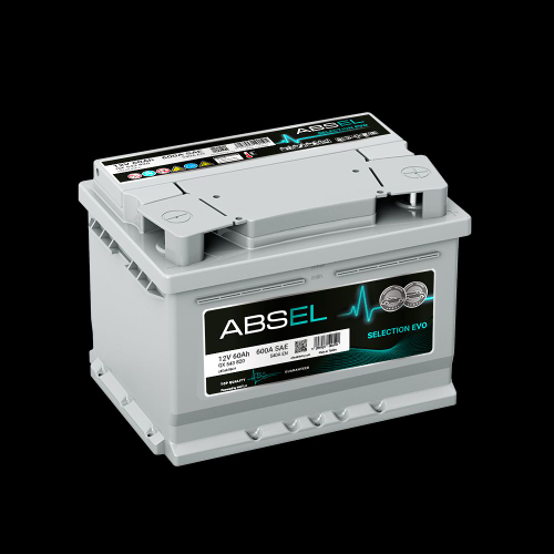 Аккумулятор 6СТ- 60 А.ч., о.п., ABSEL SELECTION (242*175*175)