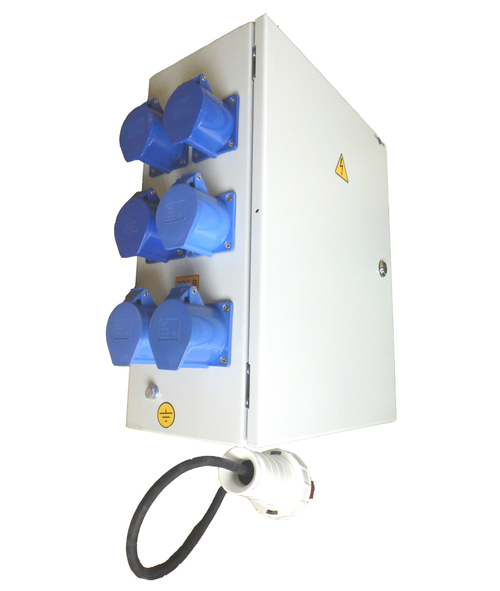 Щит распределительный строительного городка ЩРсг-В32-3-1/1/9/1, без стойки