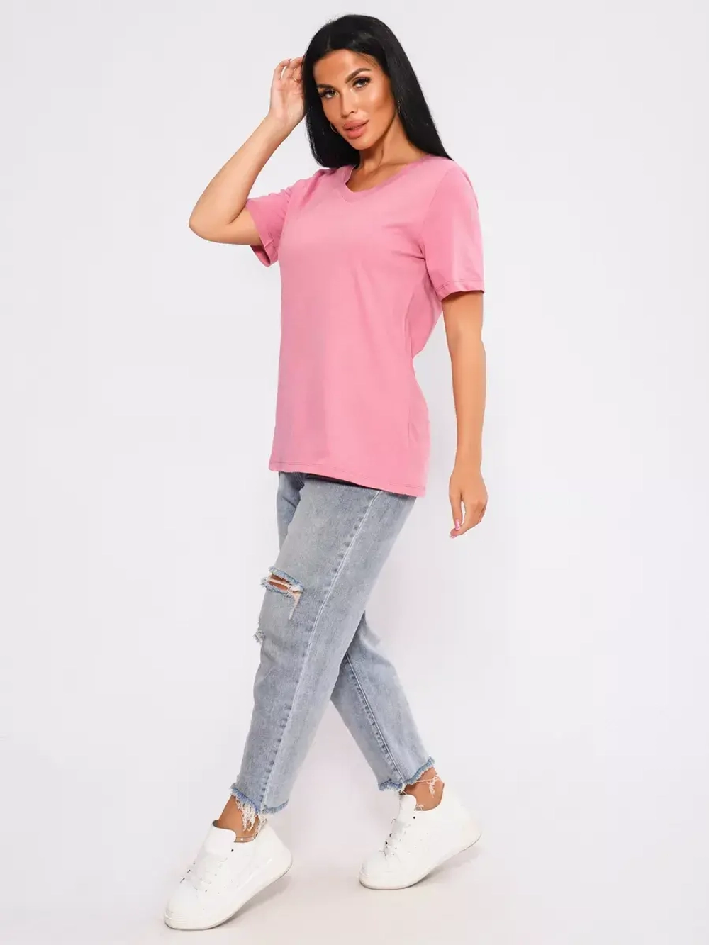 Футболка базовая большие размеры