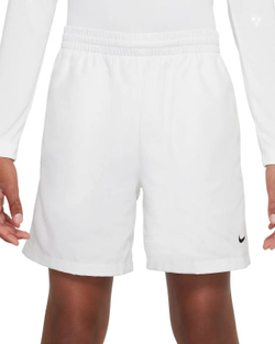 Детские теннисные шорты Nike Dri-Fit Multi+ Training - white/black