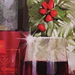 Пакет под бутылку 36*12,8*8,4 см «Праздник»,микс