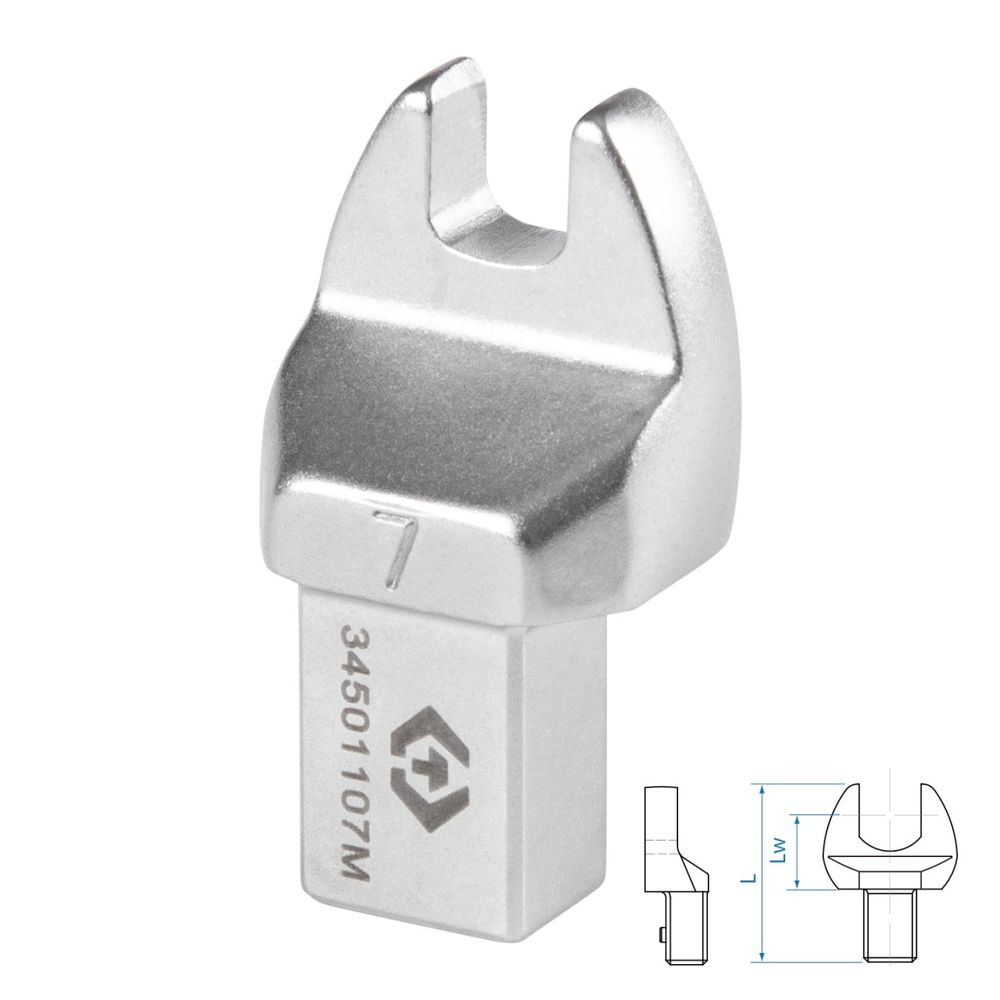 KING TONY (34501107M) Насадка рожковая серии "FIT", 7 мм, 9х12 мм