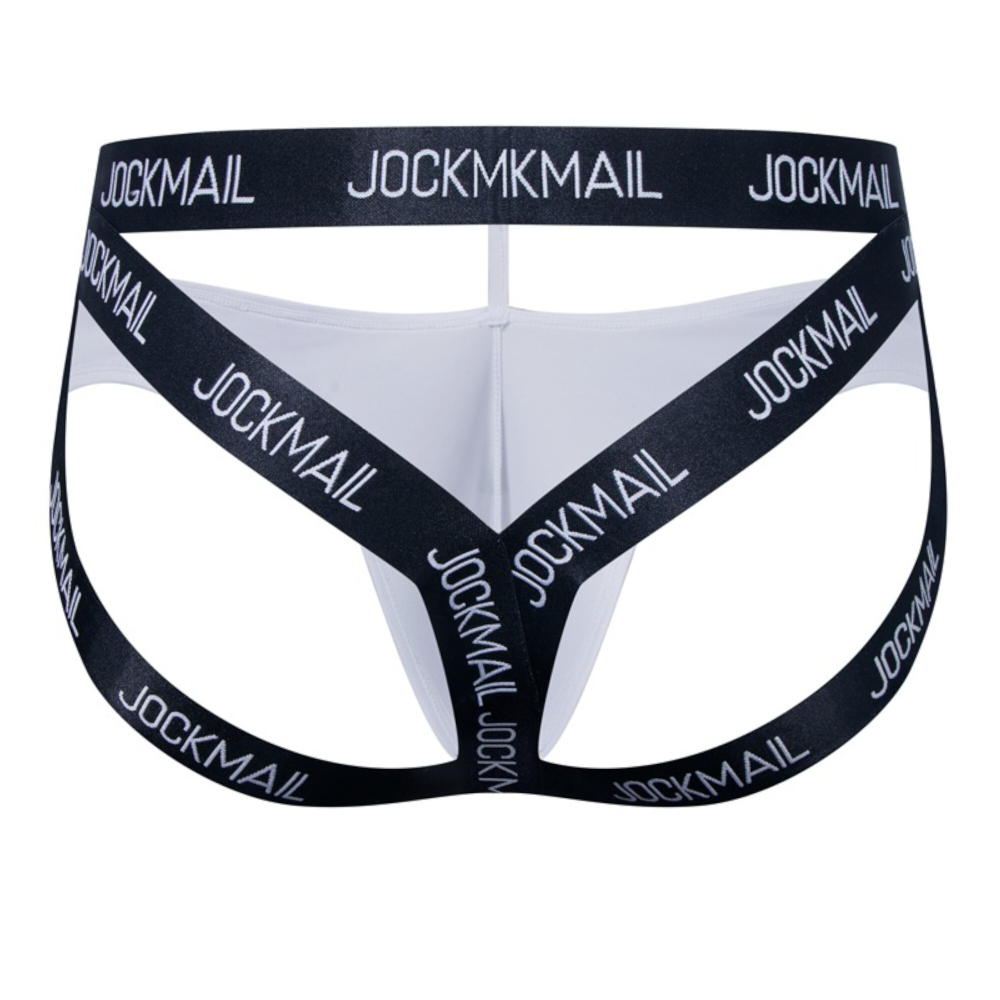 Мужские трусы джоки белые JOCKMAIL JM4068-1
