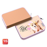Пенал-книжка с наполнением 135x205x30мм "Corgi Puppy" (ErichKrause)