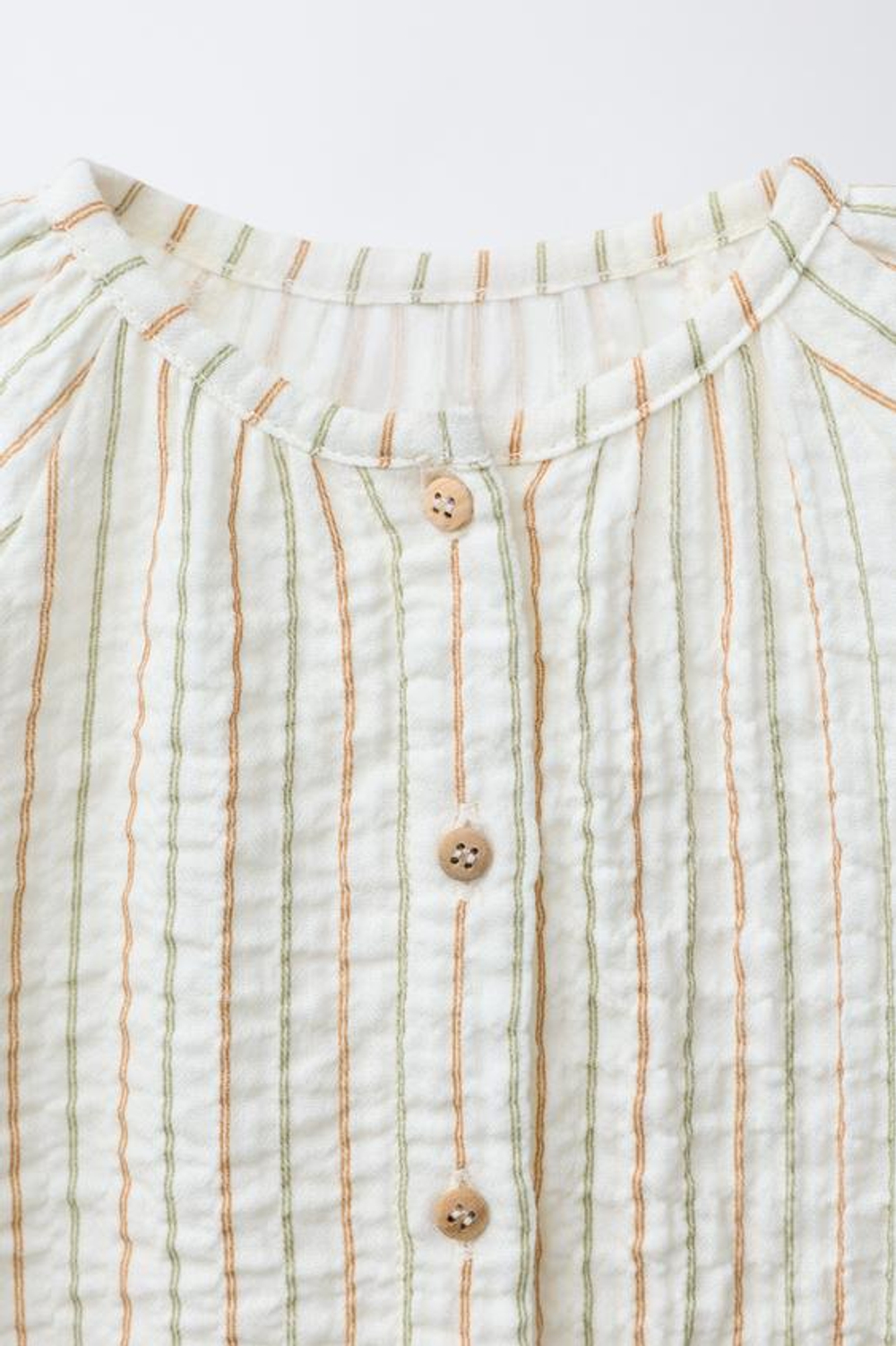 ZARA КОМБИНЕЗОН В ПОЛОСКУ, ЭКРЮ