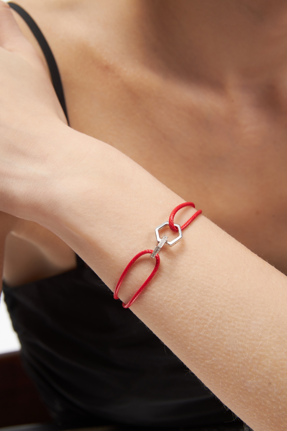 Браслет Infinity small Red