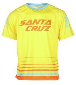 Jersey SANTA CRUZ MTB (желтый) размер М 53.5см. (65-77кг.)