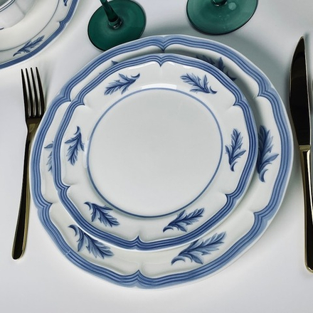 Lenardi 305-263 Набор из 6 тарелок 21,5х2,5см АНДОРРА в под.уп.(х6)Фарфор