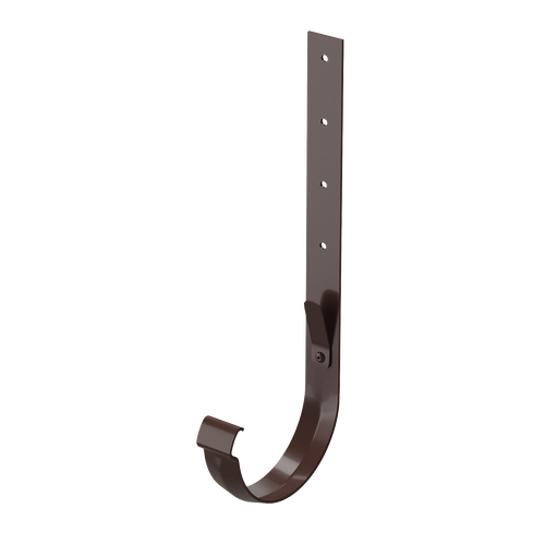 Кронштейн желоба металлический 300 мм Шоколад LUX