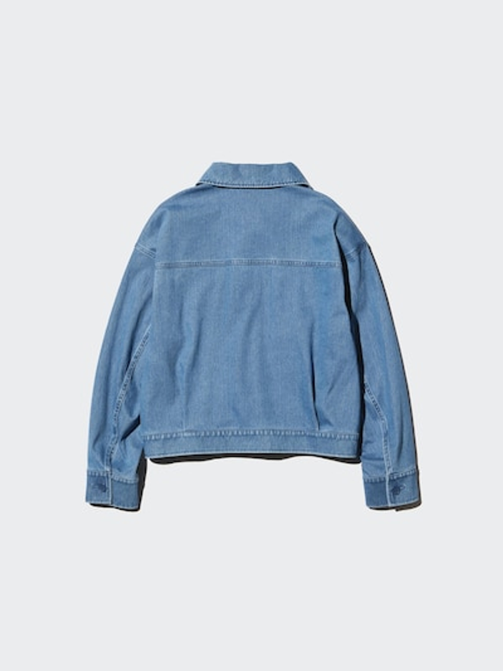 UNIQLO Свободная джинсовая куртка, синий