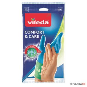 Перчатки Виледа Комфорт и Забота S (Vileda Comfort&Care S)