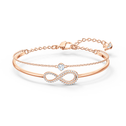 SWA INFINITY:BANGLE CHAIN CRY/CZWH/ROS M Bracelet 5518871