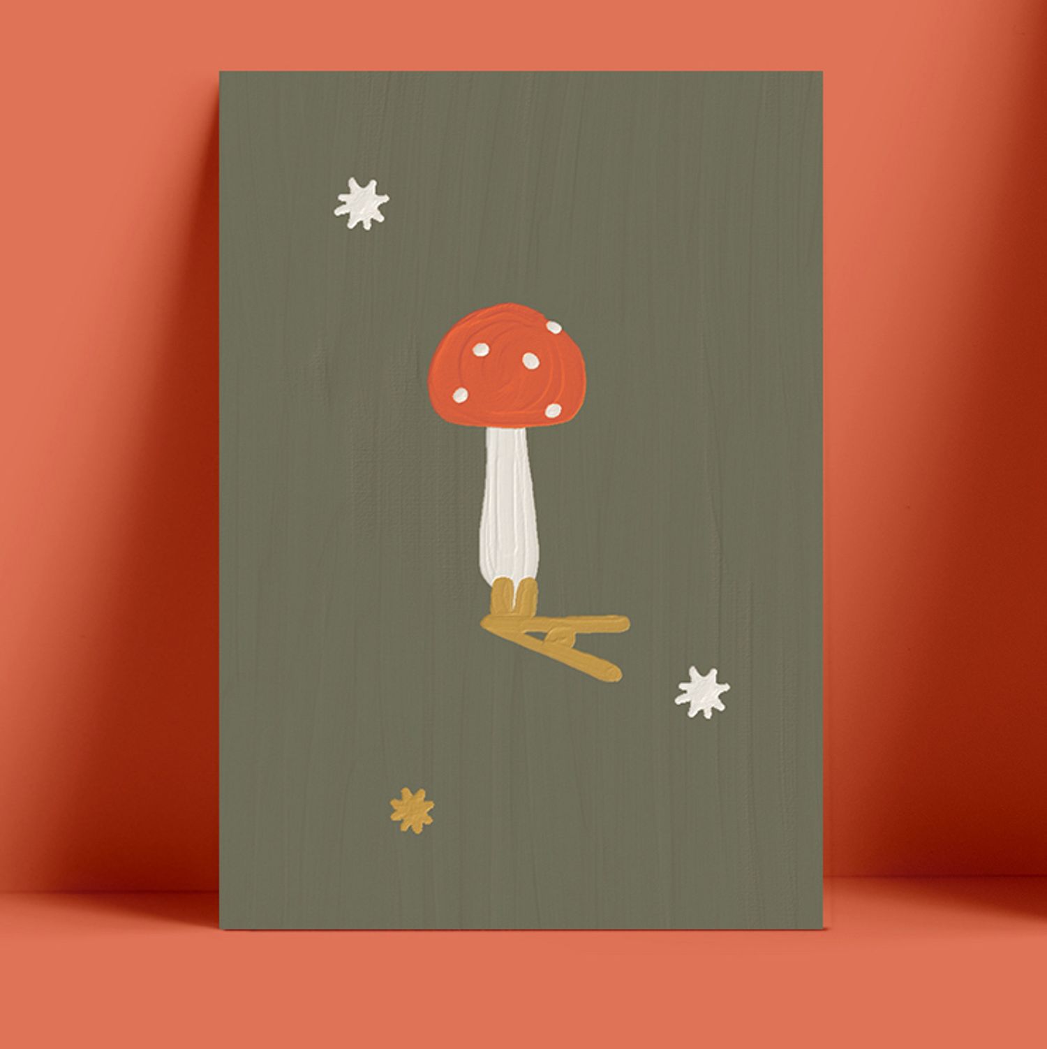 Открытка - Мухомор
