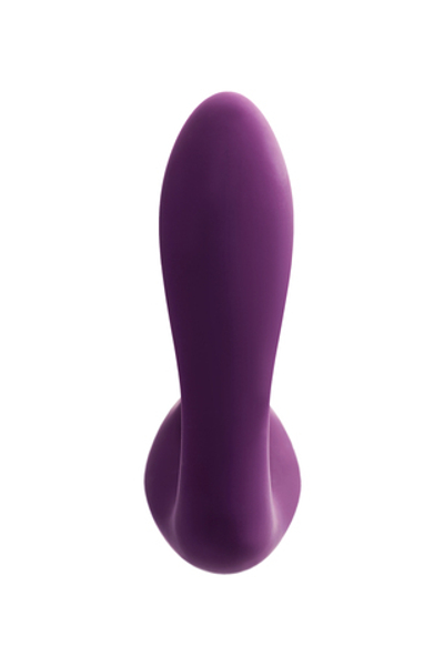 Массажер с двойной стимуляцией L'Eroina Mave фиолетовый 14 см