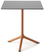 Стол ламинированный обеденный Scab Design Tripe, терракотовый, светло-серый