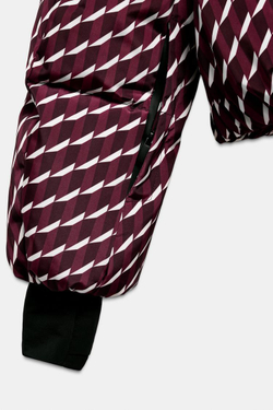 ZARA ВОДОНЕПРОНИЦАЕМАЯ КУРТКА, БУРГУНДИ