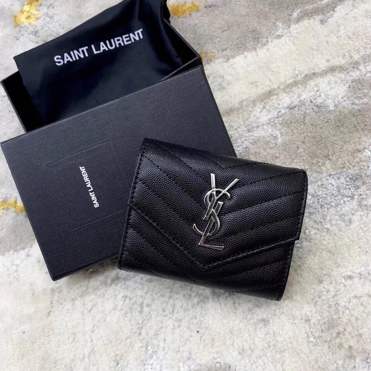 Saint Laurent Cassandre Fold Wallet