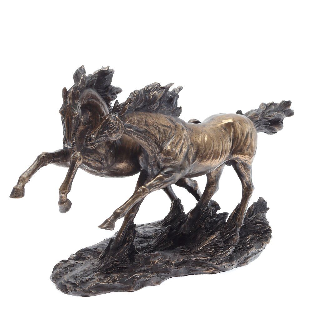 GAEM Фигурка декоративная "Пара лошадей", L42,5 W18 H25 см