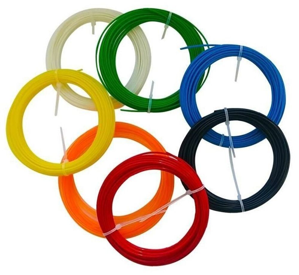 Пластик для ручки 3D Cactus CS-3D-PLA-7X10M PLA Pro d1.75мм L10м 7цв.