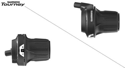 Рукоятка переключения передач (Revoshift) правая, 7 скор., SL-RV200 SHIMANO TOURNEY, 22,2 мм (ASLRV2