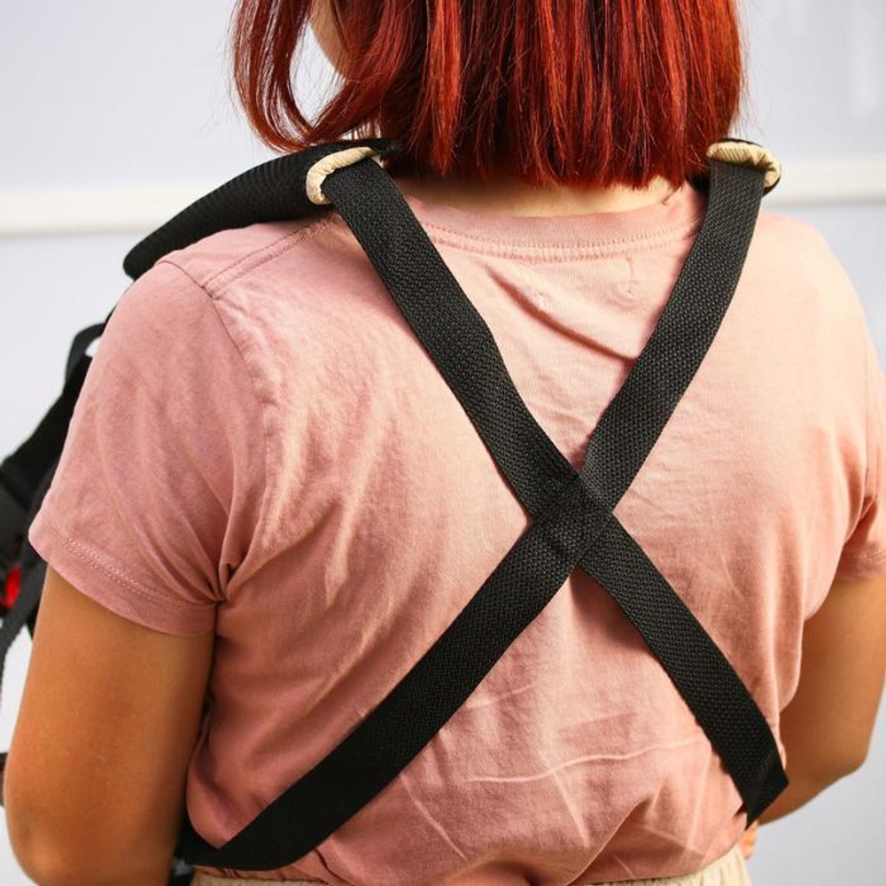 6883529 Рюкзак кенгуру «Сидим и лежим», цвет черный