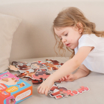 Домашние животные, картонные пазлы