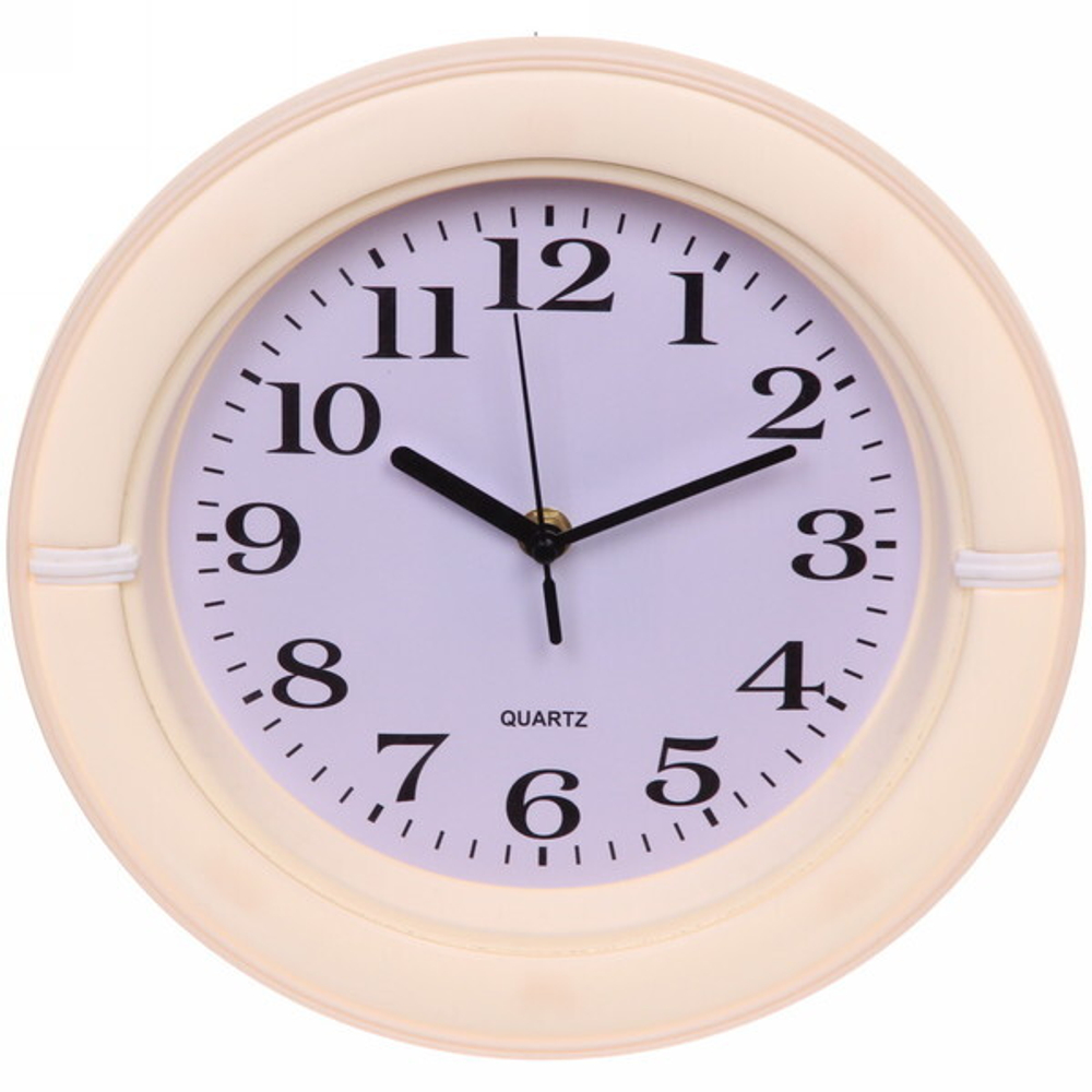 Часы настенные «Равенна» бежевый 26см 689