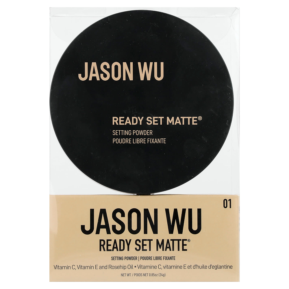 Jason Wu, Redy Set Matte®, фиксированная пудра, оттенок 1 «полупрозрачный банан», 24 г (0,85 унции)