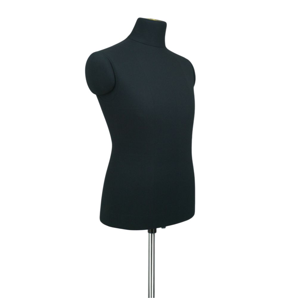 Манекен портновский мужской Ричард, комплект Стандарт, цвет черный, размер L, в комплекте подставка «Милан» и магнит-трафарет