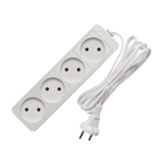 Удлинитель бытовой 4 гн, 5 м, ПВС, б/з, 2200 Вт, Союз, 481S-1405