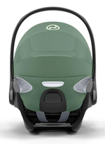 Коляска 3 в 1 Cybex Priam IV Matt Black complete и автокресло Cloud T i-Size Leaf Green Plus Cozy Beige