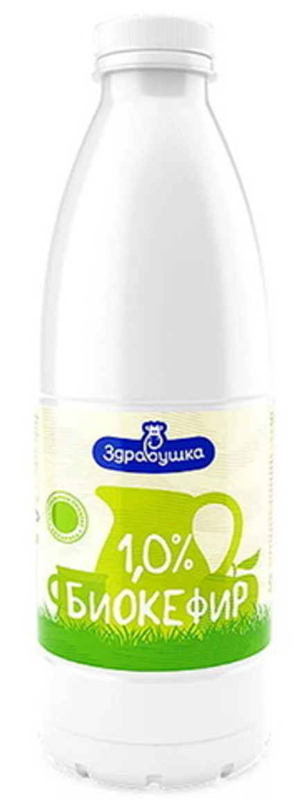 Биокефир "Здравушка" 1% 930г. Здравушка-милк