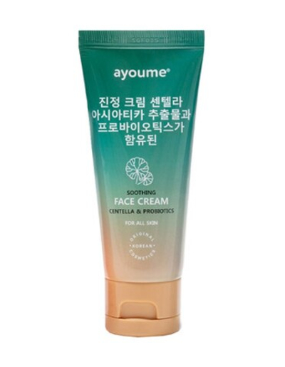 [AYOUME] Крем для лица успокаивающий с ЦЕНТЕЛЛОЙ АЗИАТСКОЙ и ПРИБИОТИКАМИ Soothing Cream Centella & Probiotics, 70мл