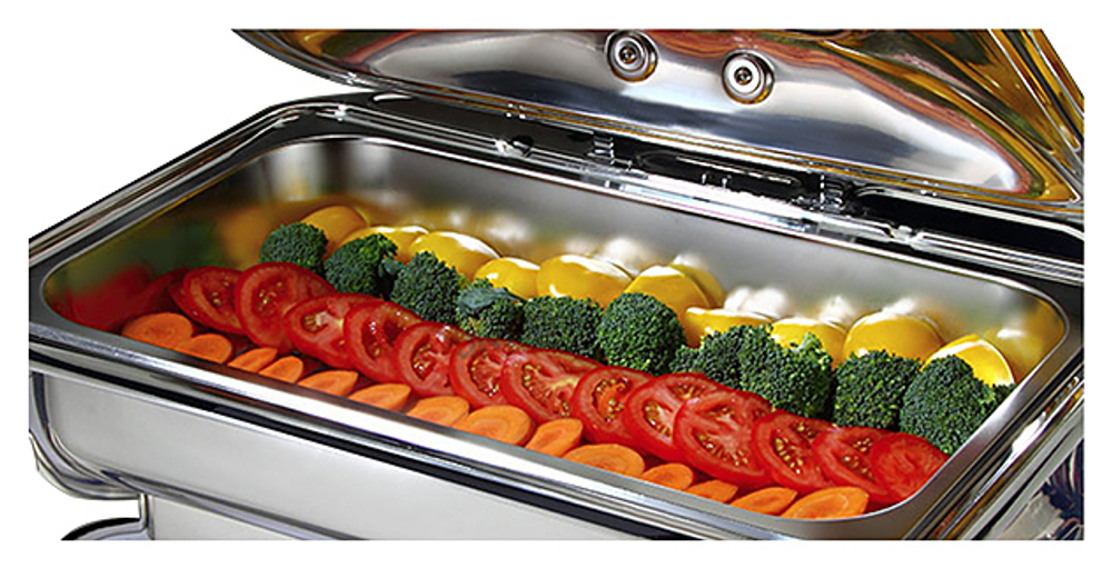 Чафинг-диш Crazy Pan CP-CHD016S серебро