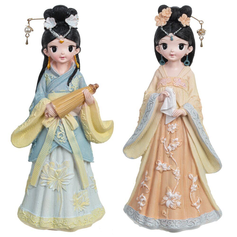 GAEM Фигурка декоративная "Гейша", L8 W6,5 H17 см, 2в.