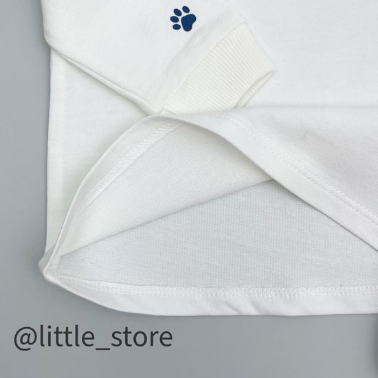 Комбинезон со свитшотом "Лапки" Синий