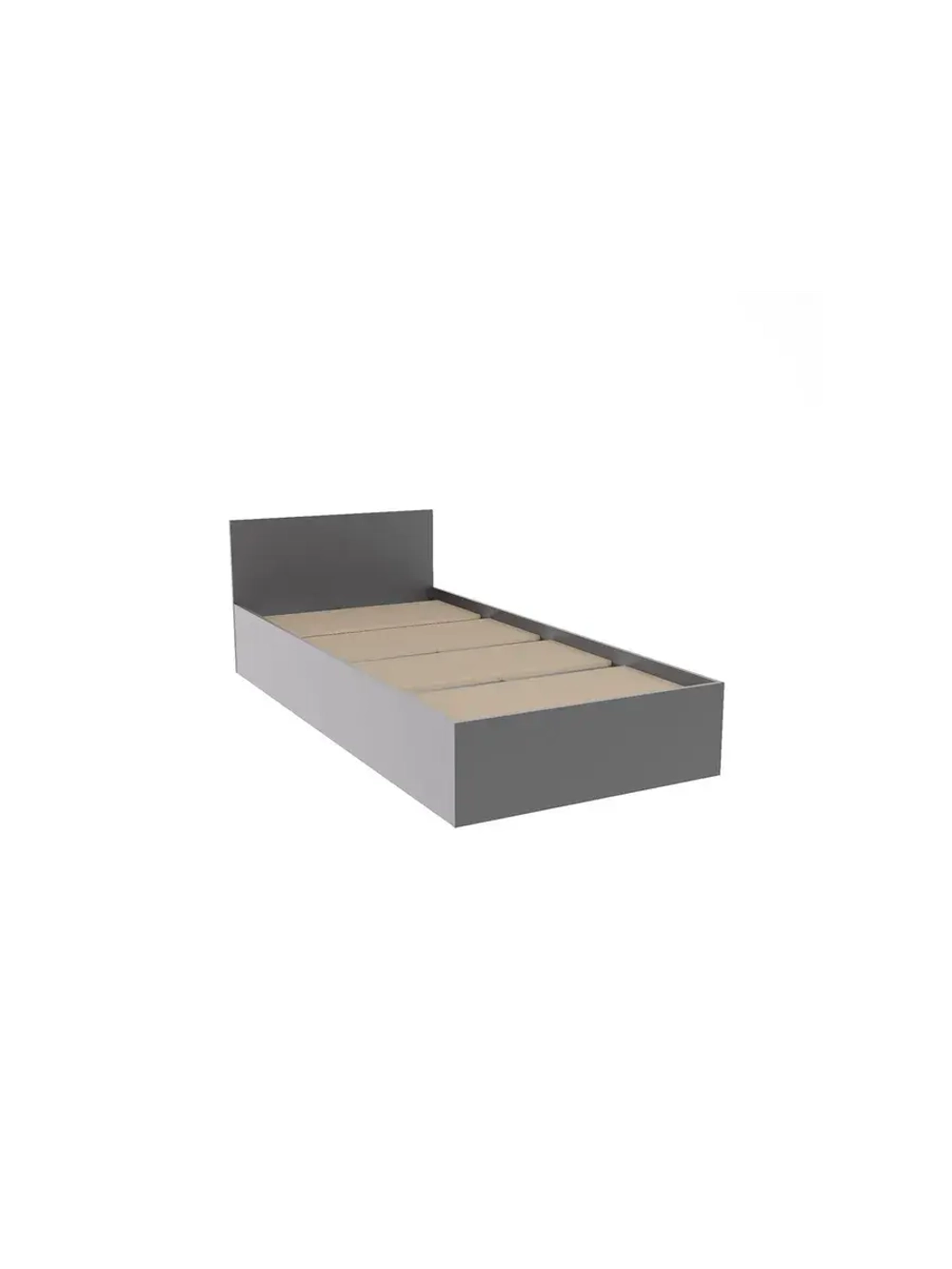 Кровать односпальная 90х200 см КРМ