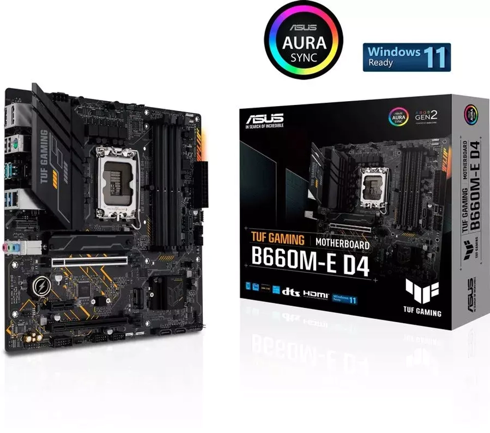Материнская плата Asus TUF GAMING B660M-E D4