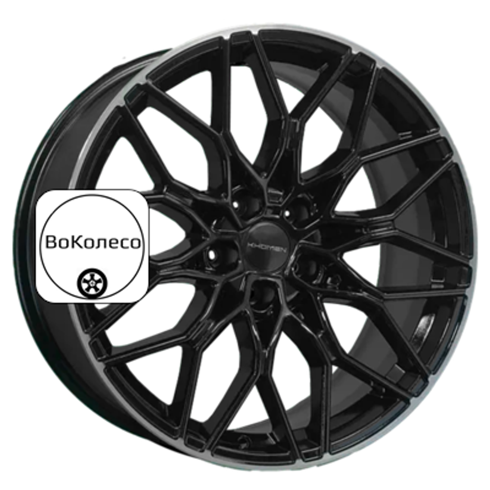 8,5x19/5x112 ET30 D66,6 KHW1902 (Audi/VW) Black MR Khomen Wheels
