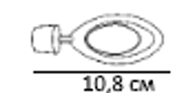 Наконечники кованых карнизов, цвет медь