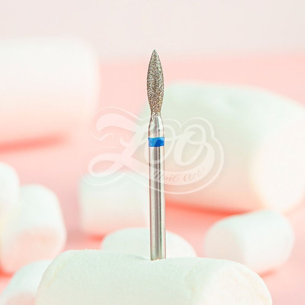 Zoo Фреза алмазная Пламя синяя 2,55х9,1мм, 1314