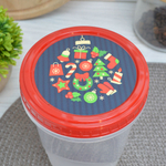 Банка 0,9л с крышкой "Танго"