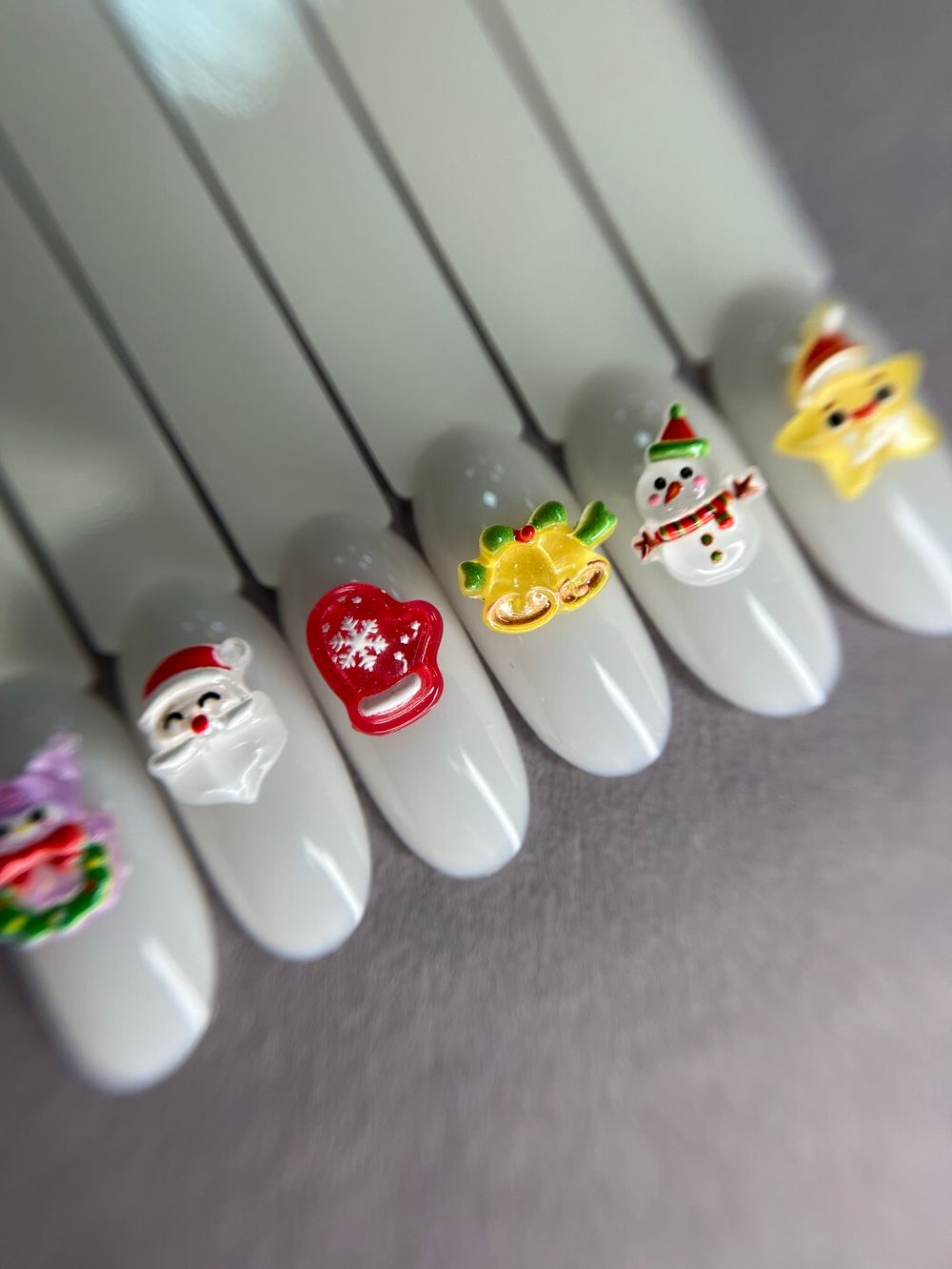 1870 Фигурки объёмные "Зимний микс" 10 шт