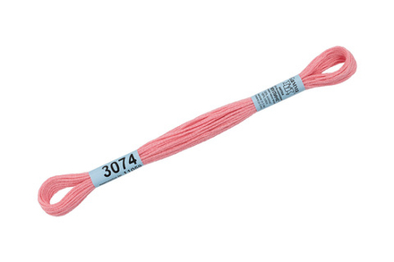 Мулине  "Gamma", 100% хлопок, 8 м, №3074