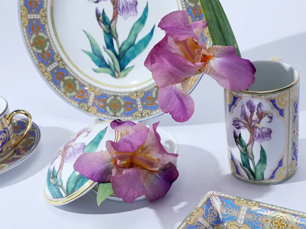 Бокал 400 мл в подарочной упаковке, форма Соло, рисунок Нежный Ирис, арт. 81.32712.00.1